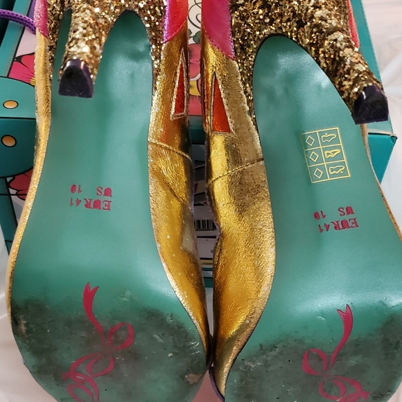 Poetic Licence Disco Sunrise size 10 worn twice heels - Picture 5 of 6